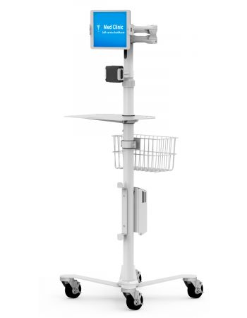 Universal Medical Rolling Cart - Rise Freedom Extended Cling