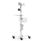 Rise Freedom Extended - VESA Articulating Arm Rolling Cart