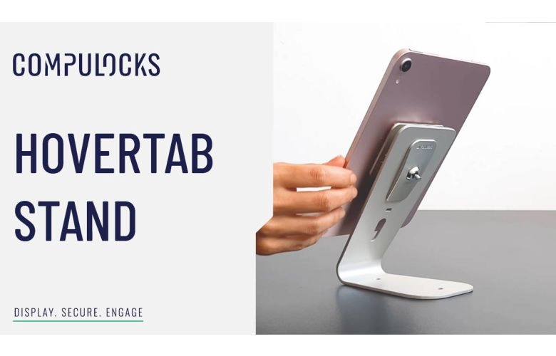 Lockable store ipad holder